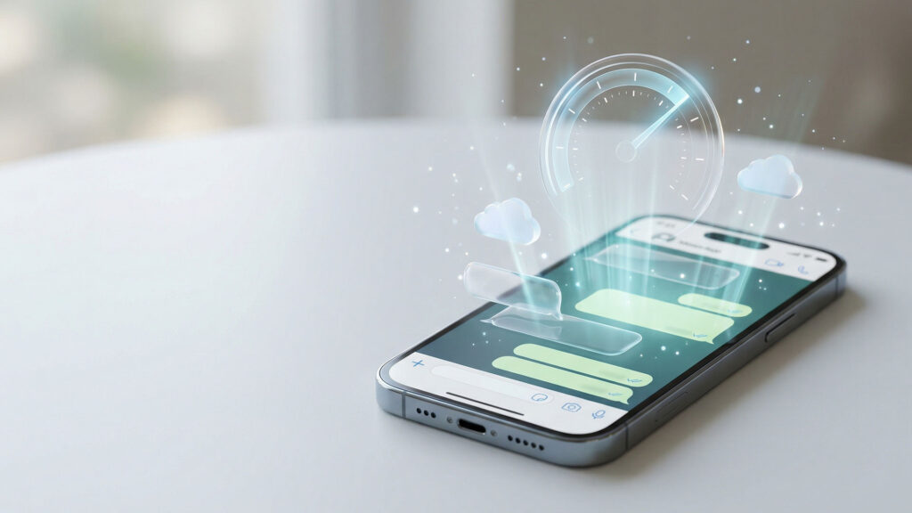 WhatsApp Liquid Glass