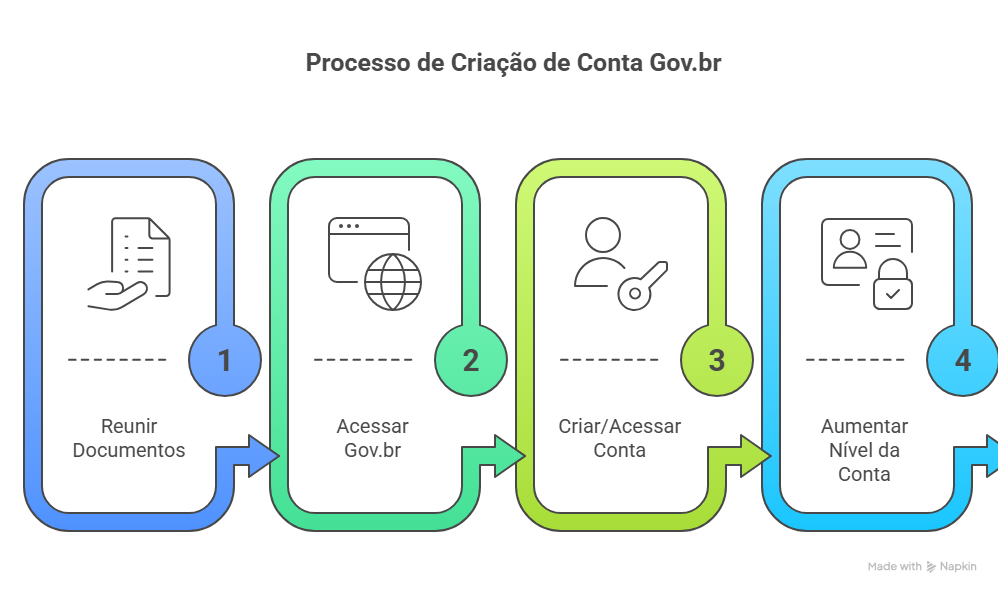 como tirar documentos digitais no gov.br
